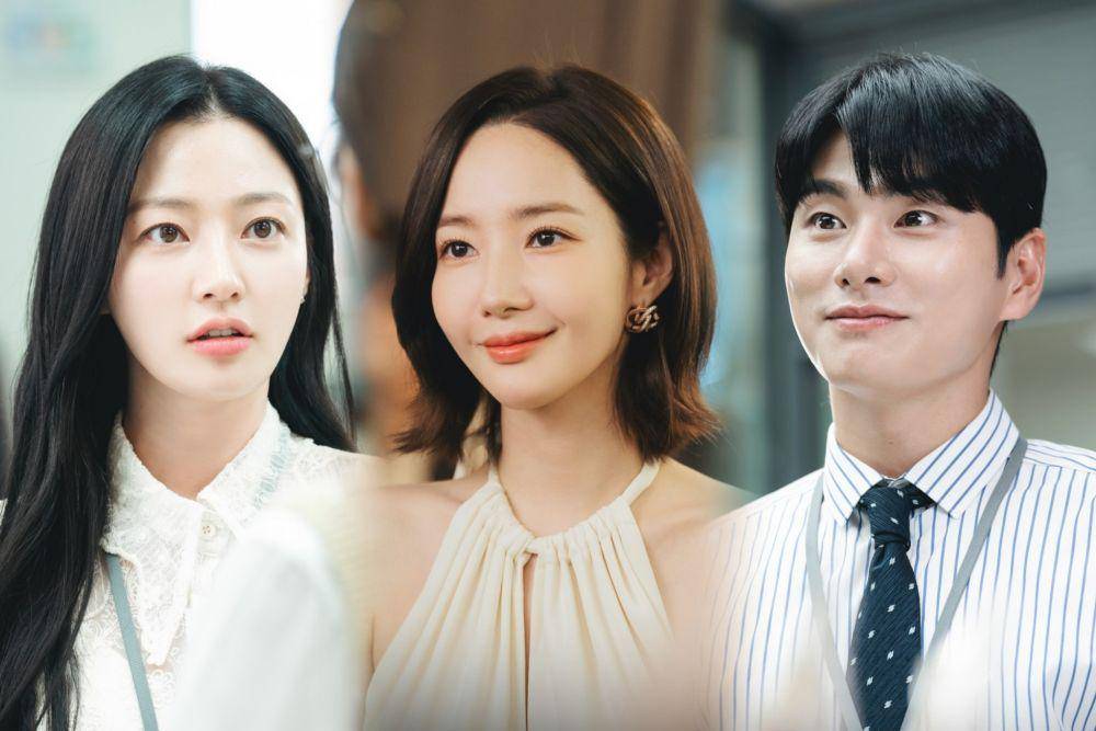 cuplikan Song Ha Yoon, Park Min Young, dan Lee Yi Kyung di drakor Marry My Husband (dok. tvN/내 남편과 결혼해줘)