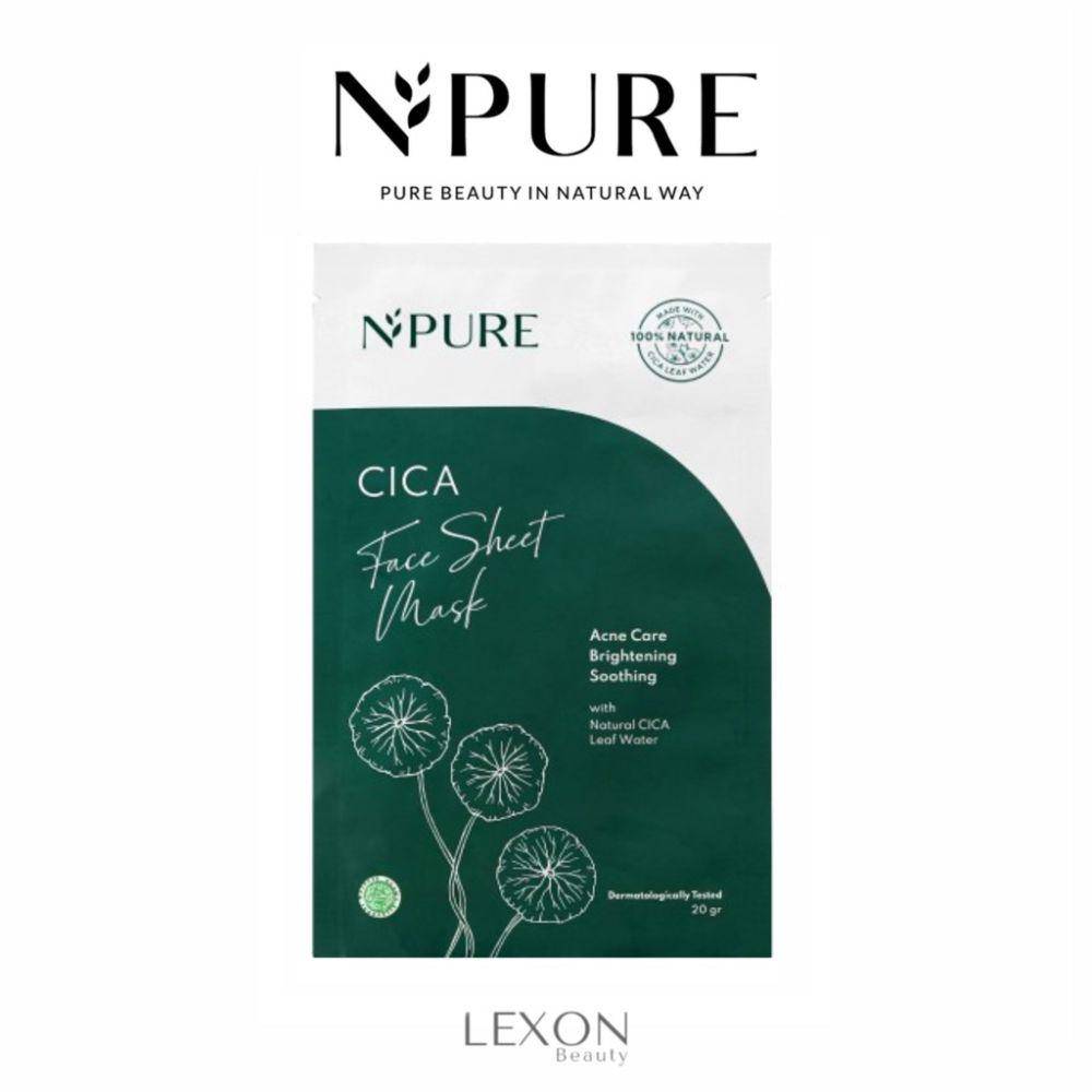 NPure Sheet Mask Cica (Npureofficial.id)