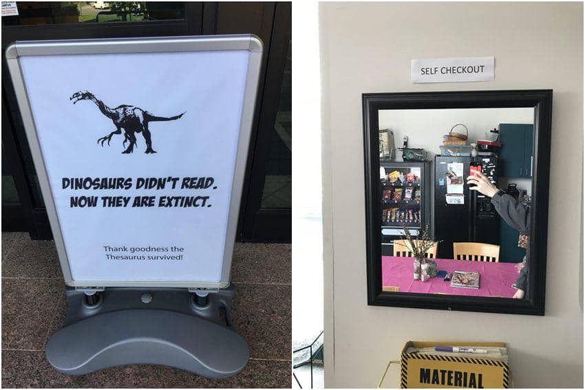 9 Momen Kocak yang Terjadi di Perpustakaan, Banyak Sign Lucu