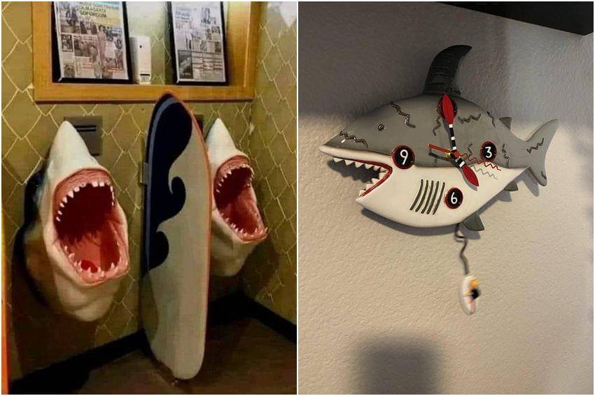 kolase potret objek bentuk ikan hiu nyentrik (reddit.com/user/j3ffr33d0m | reddit.com/user/CodyCus)