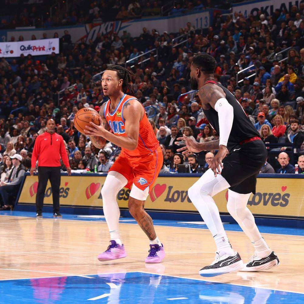 Jaylin Williams (kiri). (instagram.com/okcthunder)