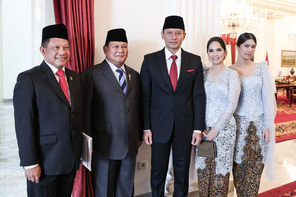 potret Annisa Pohan di pelantikan AHY (instagram.com/agusyudhoyono)