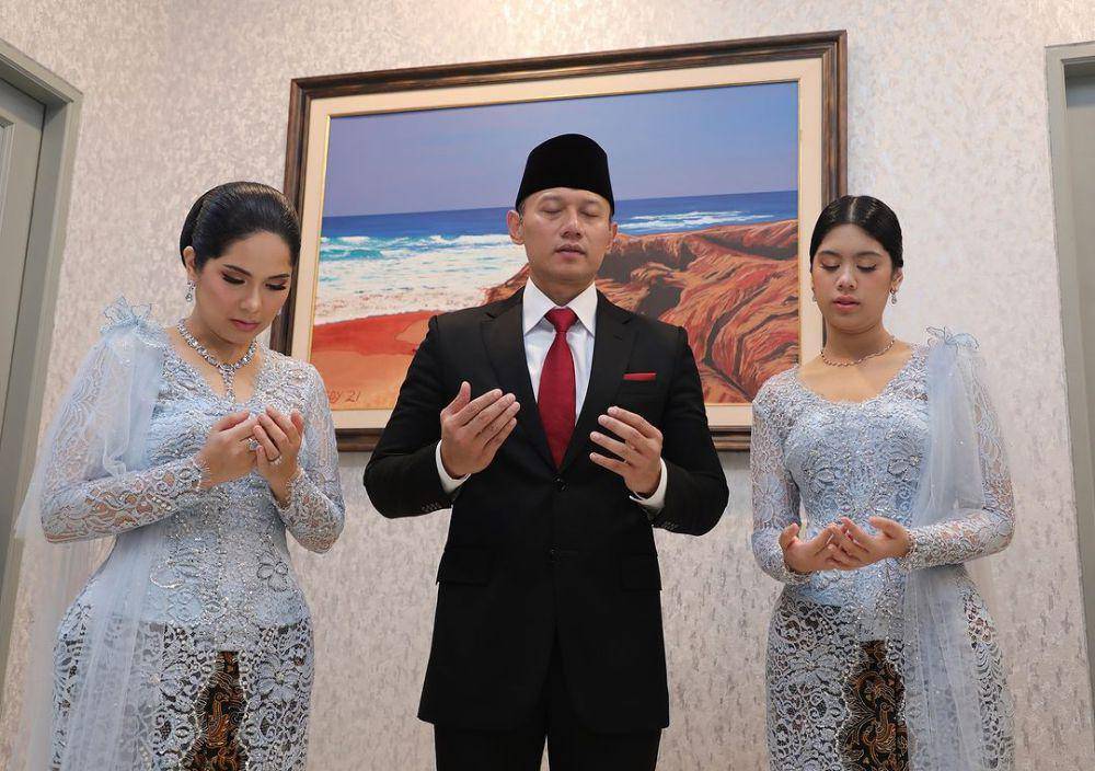 potret Annisa Pohan di pelantikan AHY (instagram.com/agusyudhoyono)