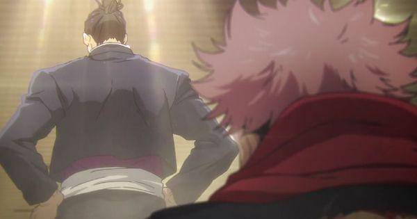Yuji menatap punggung Todo ( Dok. Mappa / Jujutsu Kaisen 2 )