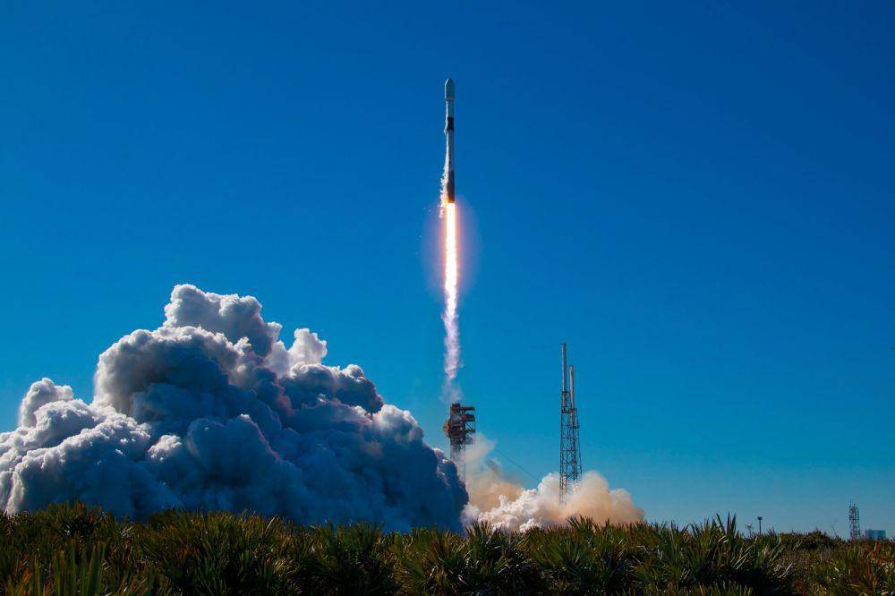 Peluncuran Satelit Merah Putih 2 milik Telkomsat, Rabu (20/2/2024) waktu Florida, Amerika Serikat (AS). (dok. SpaceX)