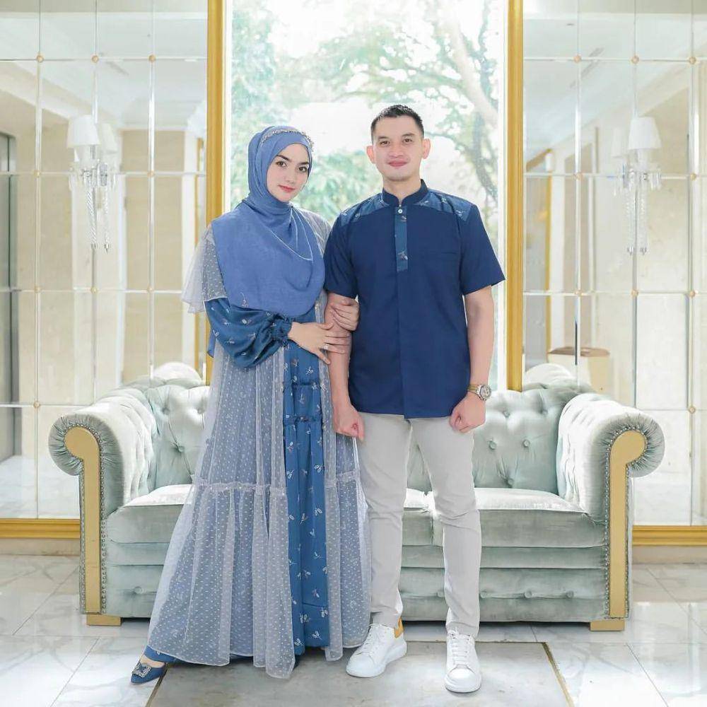 inspirasi baju couple lebaran (instagram.com/citraciki)