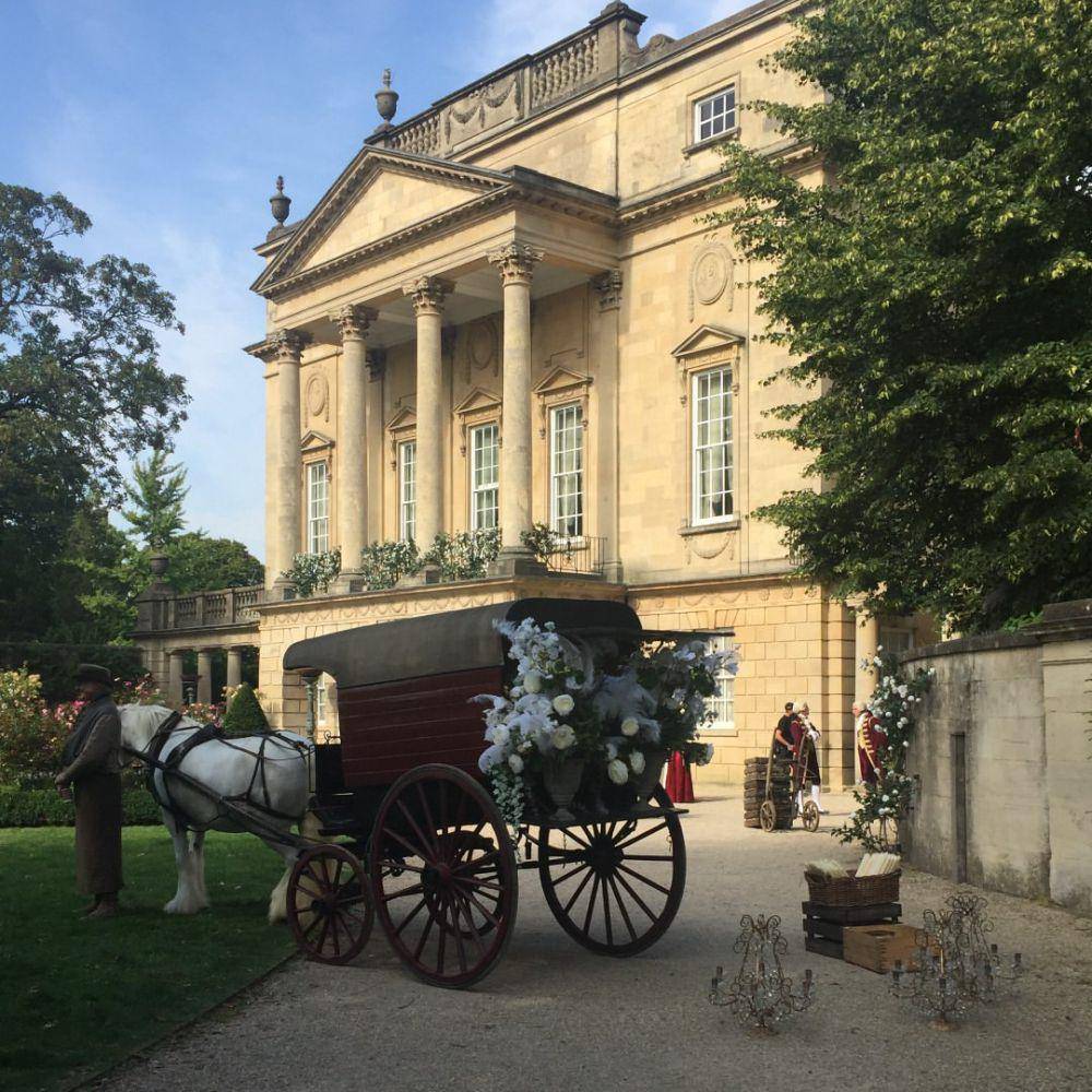 proses syuting film Bridgerton di The Holburne Museum (instagram.com/holburnemuseumbath)