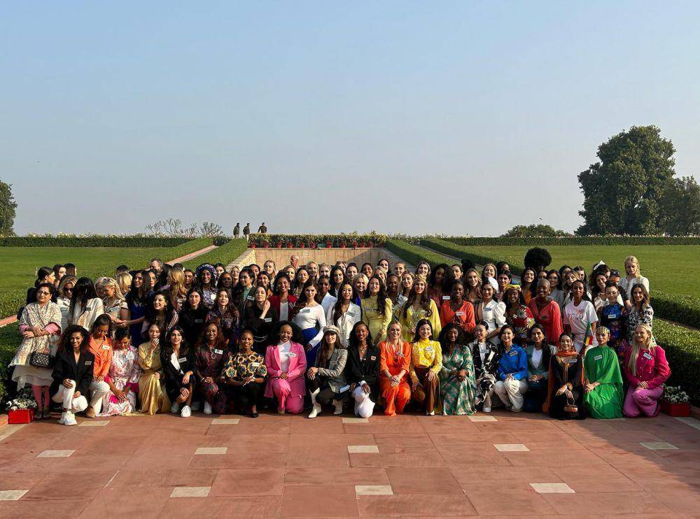 Potret Kunjungan Finalis Miss World ke-71 di Gandhi Memorial (Facebook.com/Miss World)