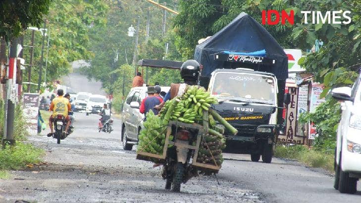 Penanganan infrastruktur di kabupaten Banyumas.(IDN Times/Cokie Sutrisno).