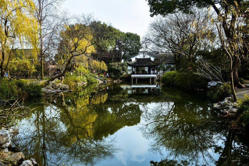 potret taman yang ada di Kota Sozhou (unsplash.com/Robs)