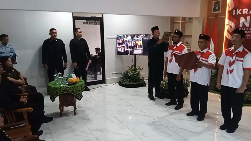 Tiga Mantan Napiter di Lapas Madiun Ikrar Setia Kepada NKRI