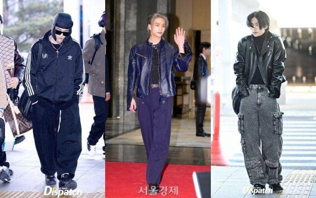 8 Inspirasi Outfit Celana Oversize ala Hyunjin Stray Kids, Stylish!