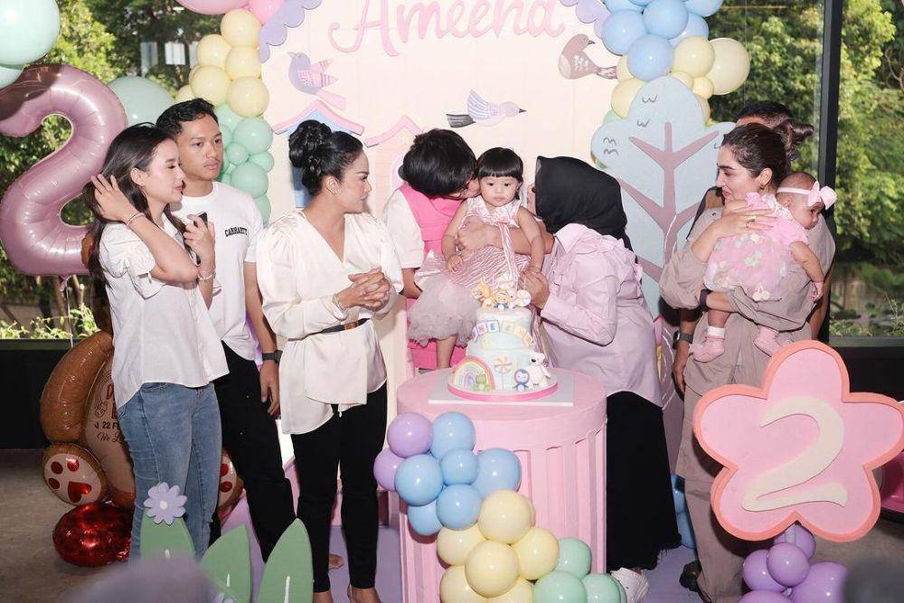 Ameena ultah kedua (Instagram.com/attahalilintar)