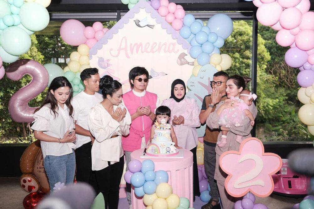 Ameena ultah kedua (Instagram.com/attahalilintar)