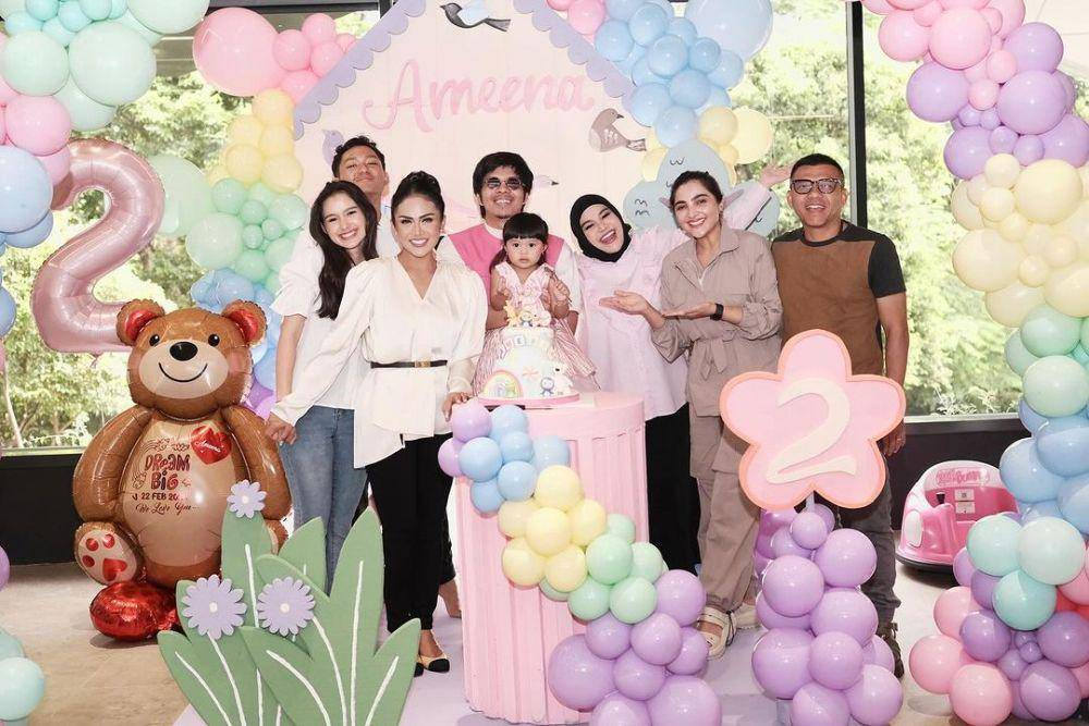 Ameena ultah kedua (Instagram.com/attahalilintar)
