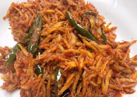 Resep Teri Bumbu Rujak