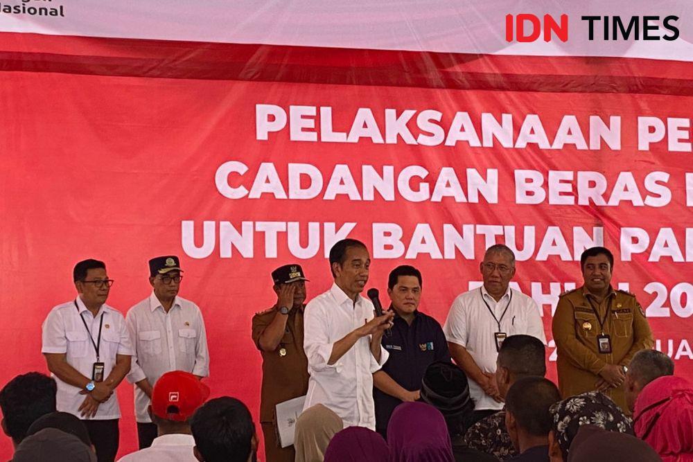 Jokowi Beri Sinyal Bantuan Pangan Beras Kembali Diperpanjang