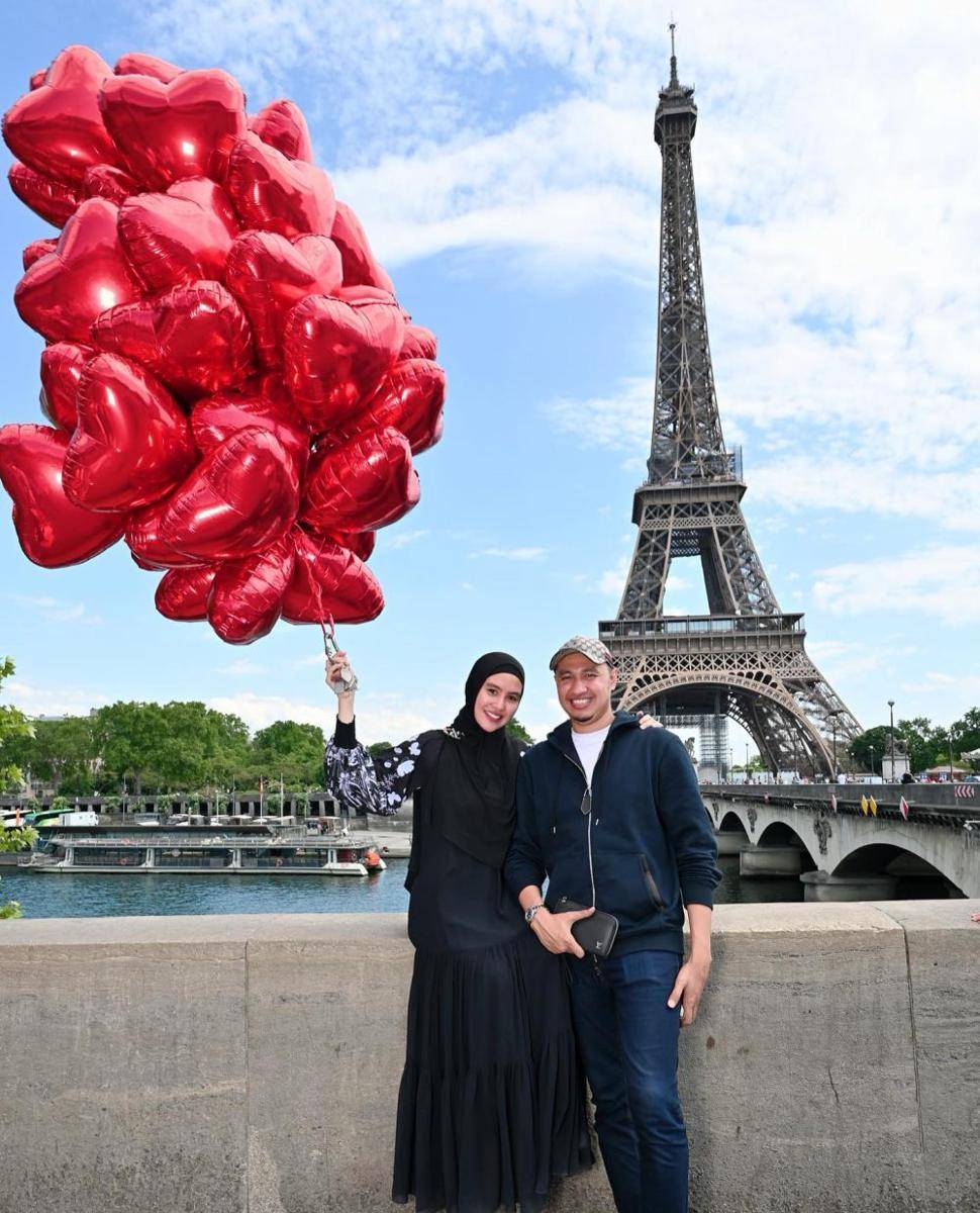 OOTD couple Kartika Putri dan Habib Usman (instagram.com/kartikaputriworld)