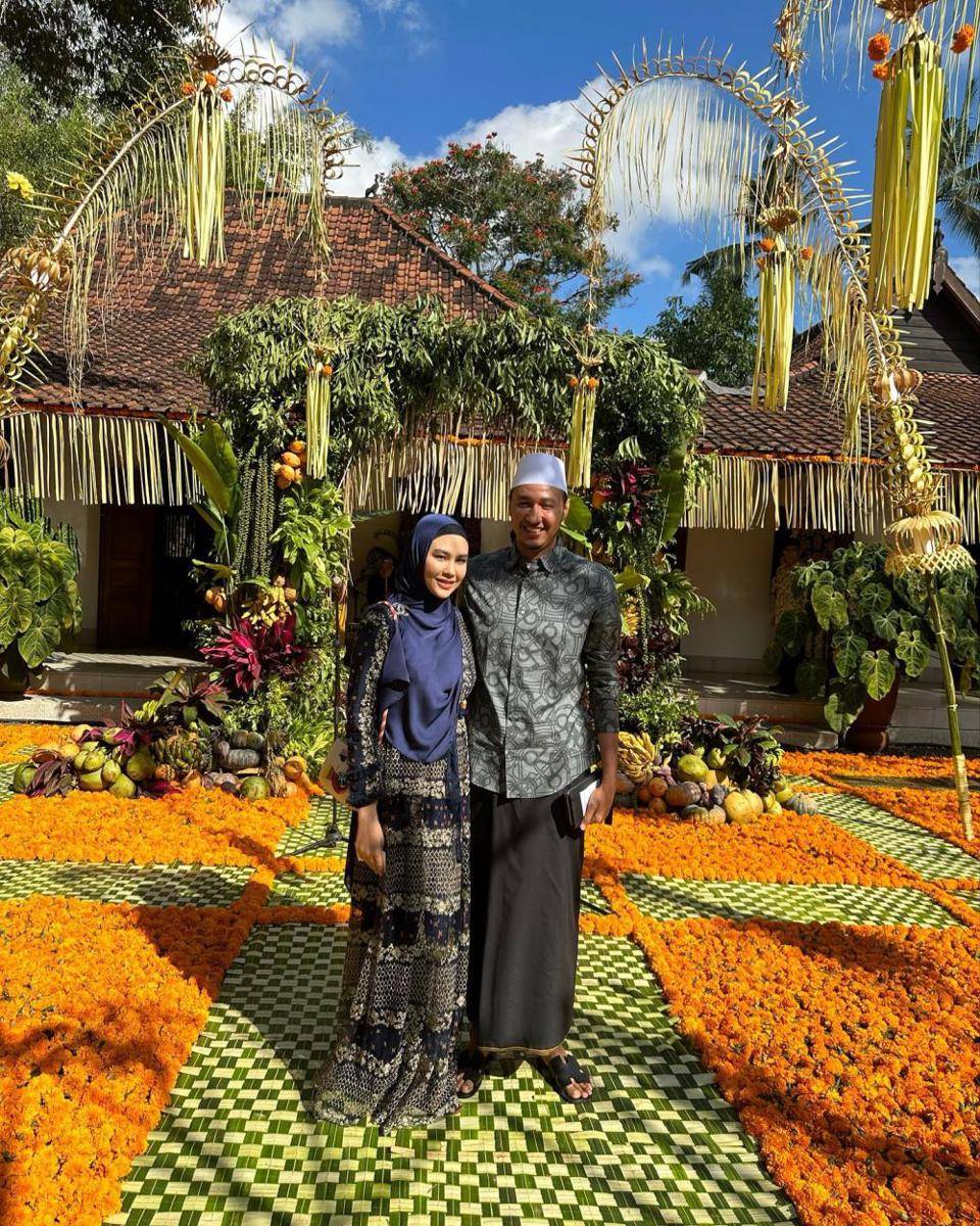 OOTD couple Kartika Putri dan Habib Usman (instagram.com/kartikaputriworld)