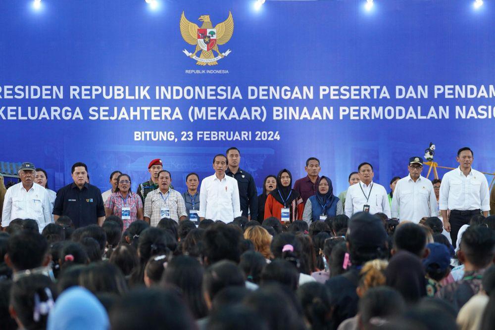 Puji Produk Nasabah PNM, Jokowi Tekankan Konsistensi Semangat Berusaha