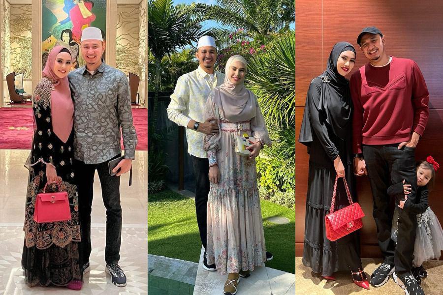 8 OOTD Couple Kartika Putri dan Habib Usman, Serasi dan Selaras
