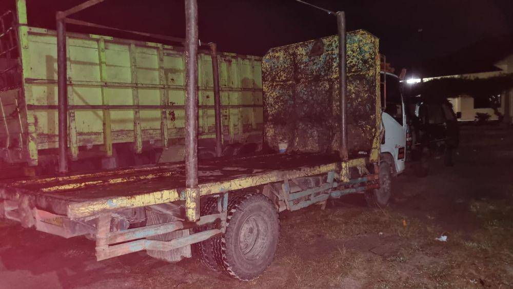 Kecelakaan lalu lintas di KM 195-196 Desa Janggadolok, Kecamatan Lumban Julu, Kabupaten Toba Kamis (22/2/2024) malam. (Dok. IDN Times)