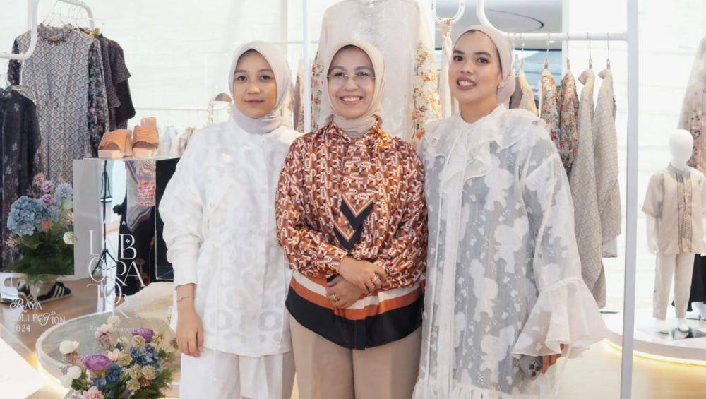 Peluncuran koleksi Lebaran 2024 oleh Aleza pada Kamis (22/02/2024) di Papilion, Kemang, Jakarta Selatan. (dok. Aleza)