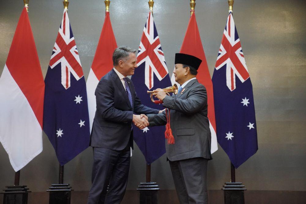 Prabowo Terima Kunjungan Wakil PM Australia, Bahas Kerja Sama