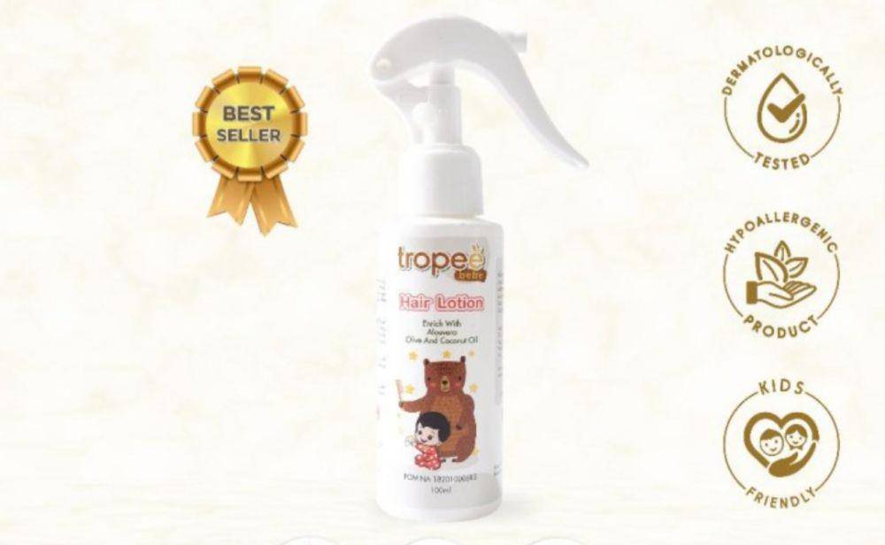 Tropee Bebe Lotion Rambut (Hair Lotion Fresh) (tokopedia.com/tokoolvanda)