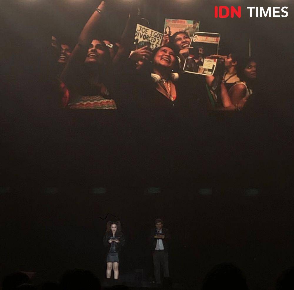 momen keseruan konser Jonas Brothers di ICE BSD City pada Sabtu (24/2/2024) (IDN Times/Elizabeth Chiquita)