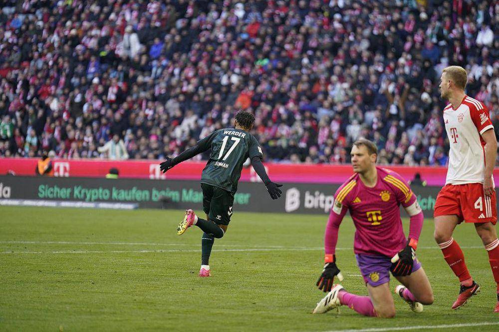 Bayern Munich takluk dari Werder Bremen di Bundesliga. (instagram.com/njinmahjr)