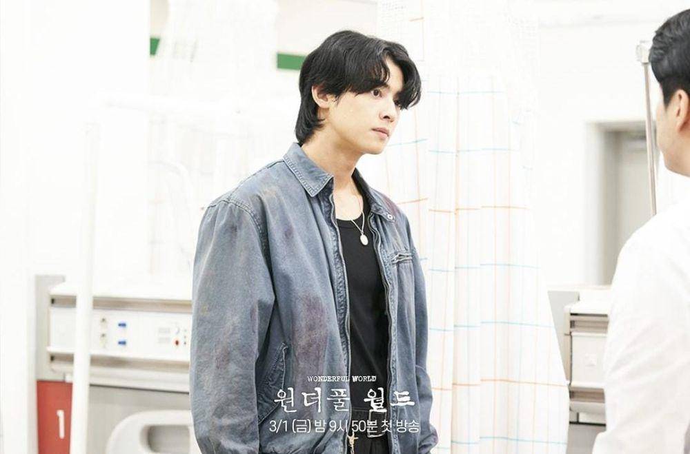 Cha Eun Woo di drama Wonderful World (instagram.com/mbcdrama_now)