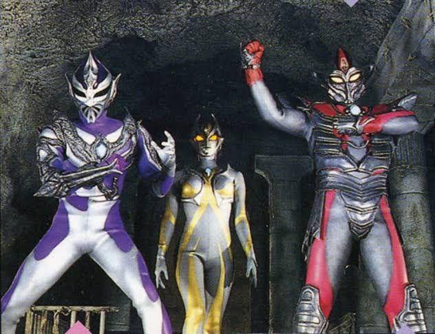 Trio Dark Giant (dok. Tsuburaya/Ultraman Tiga:The Final Odyssey)