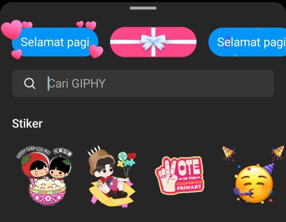 Ilustrasi ikon kaca pembesar dalam pesan Instagram (dok.Instagram)