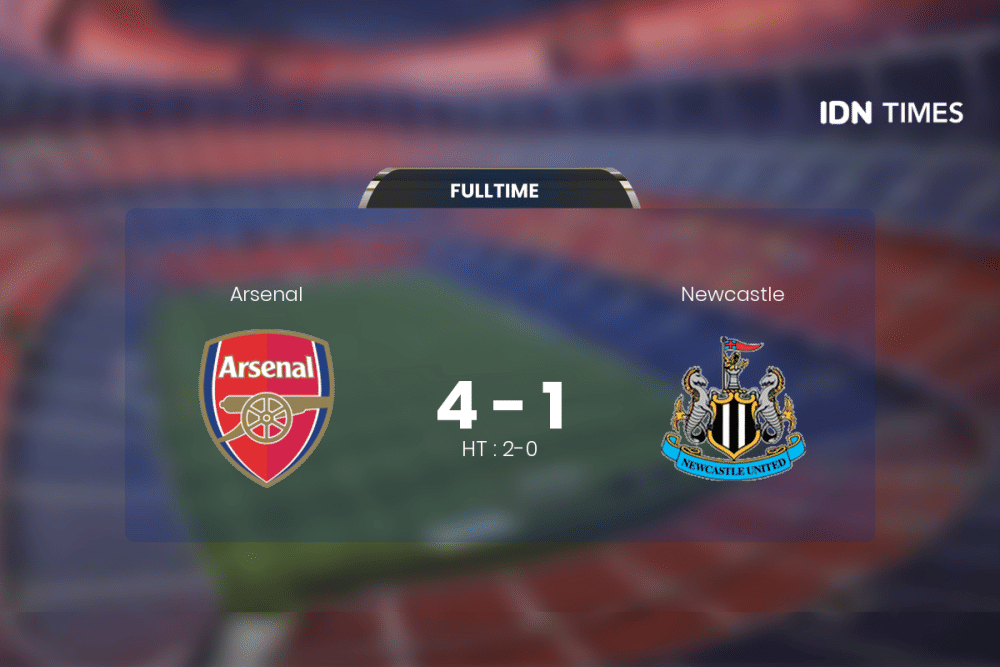 Arsenal Curi Poin Penuh Atas Newcastle