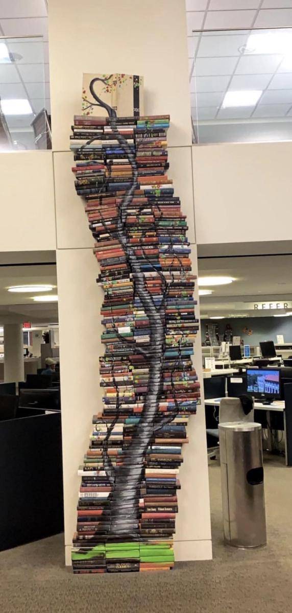 potret hal unik di perpustakaan sekolah (reddit.com/r/mildlyinteresting)