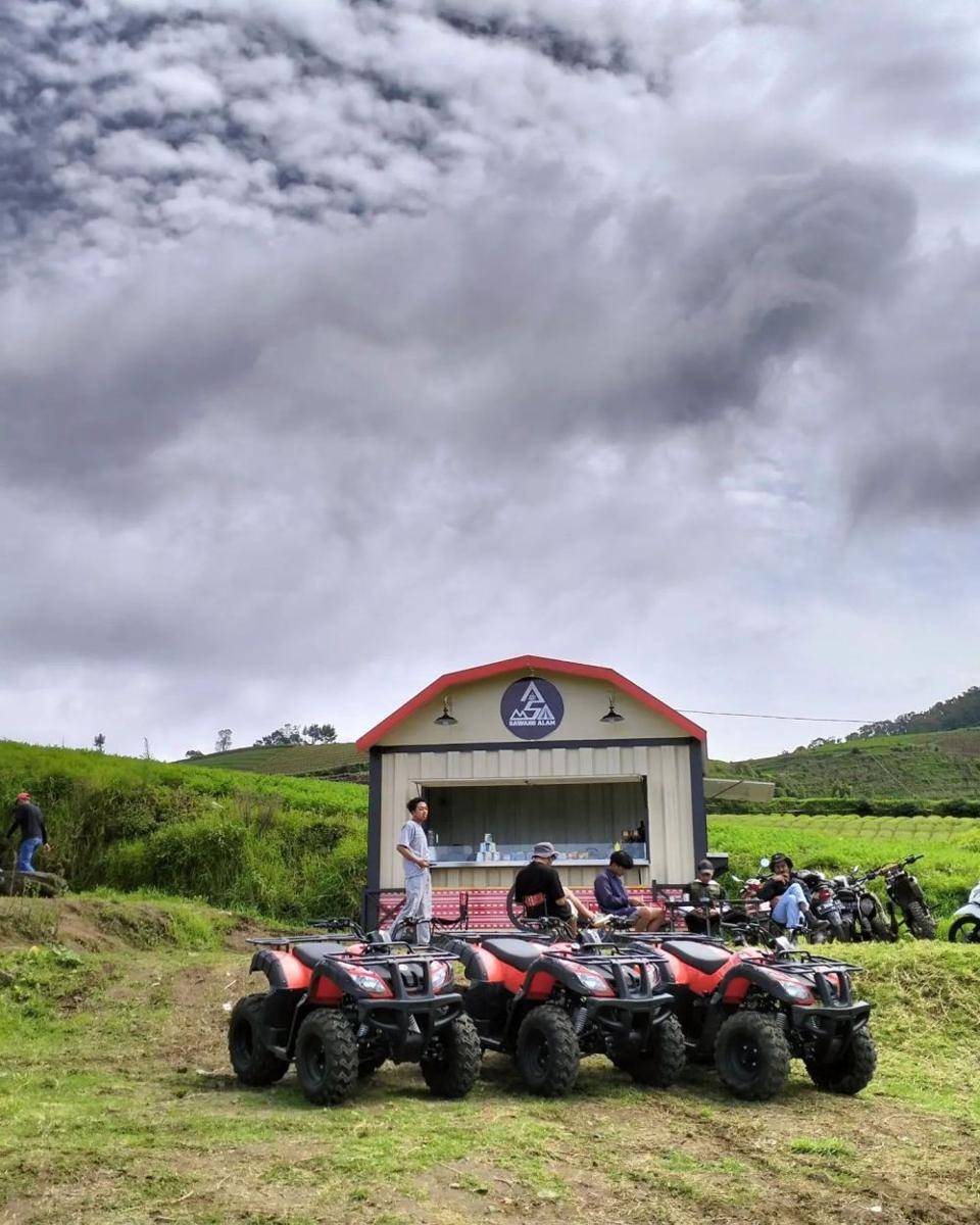 Potret penyewaan ATV di Wisata Alam Brakseng, Batu (instagram.com/sawang_alam)