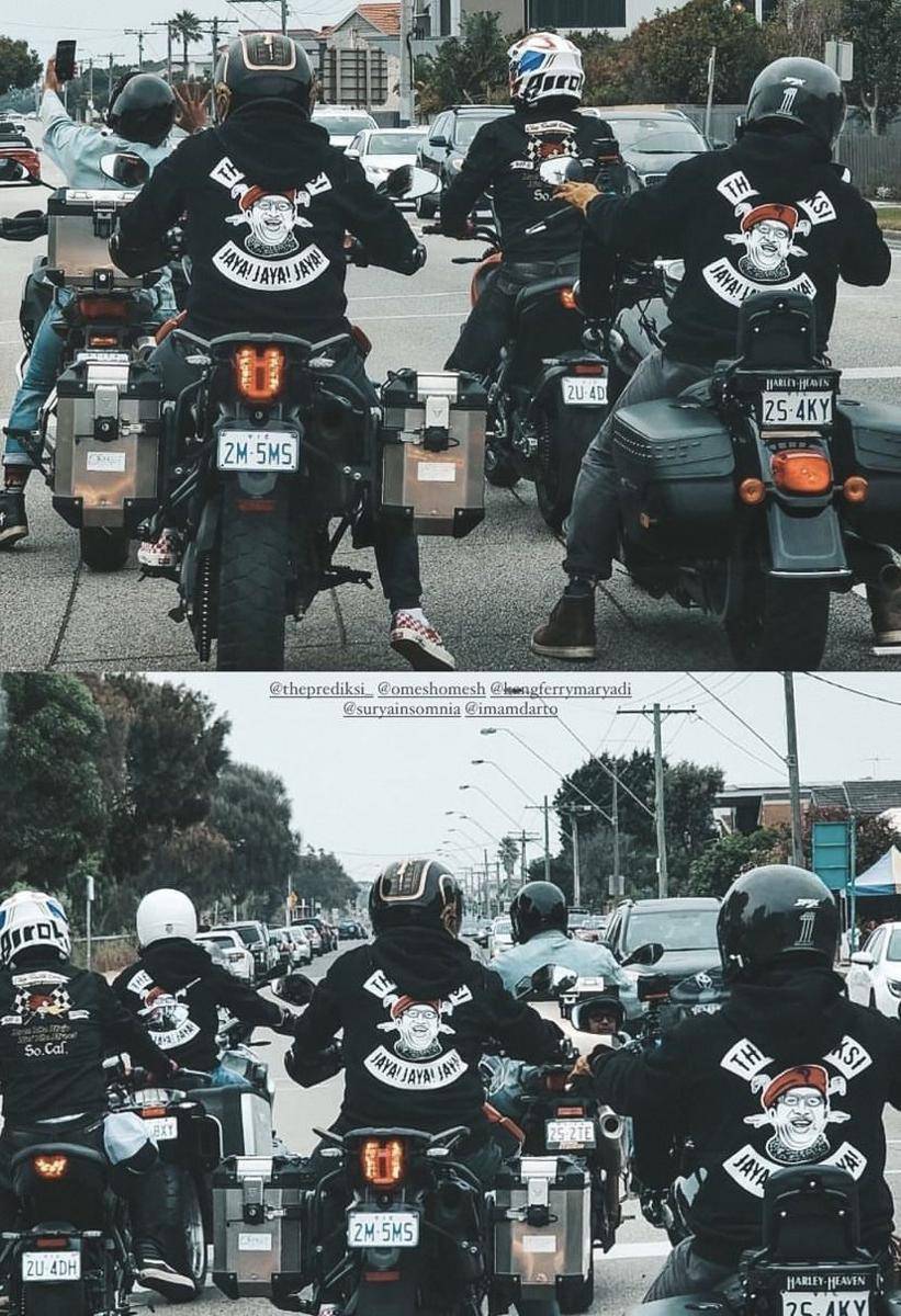 potret The Prediksi touring di Melbourne (Instagram.com/gadiiing)