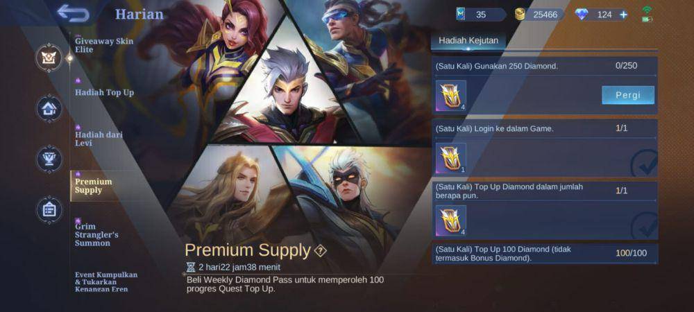 event Premium Supply di MLBB (dok. Moonton/Mobile Legends)