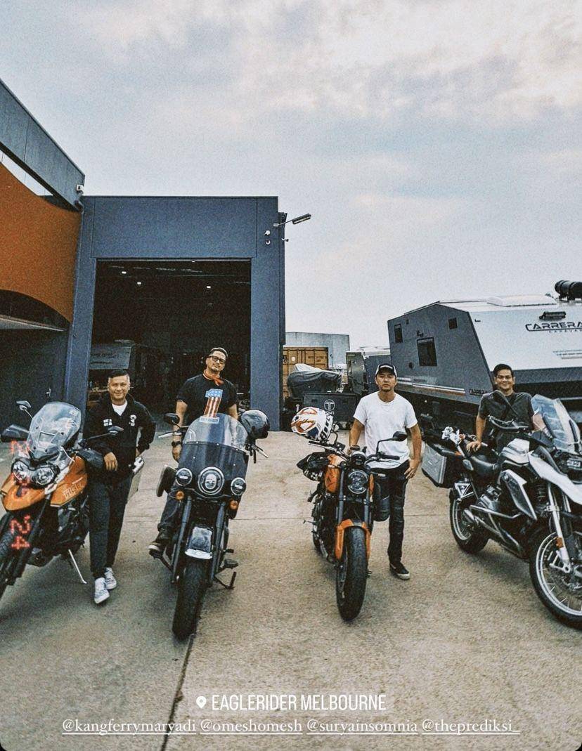 potret The Prediksi touring di Melbourne (Instagram.com/gadiiing)