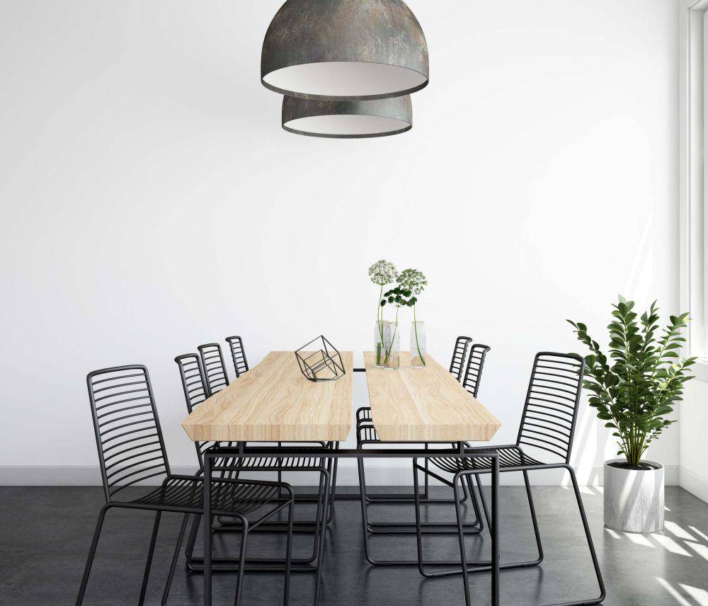 ilustrasi desain ruang makan minimalis industrial (freepik.com/alexandercho)