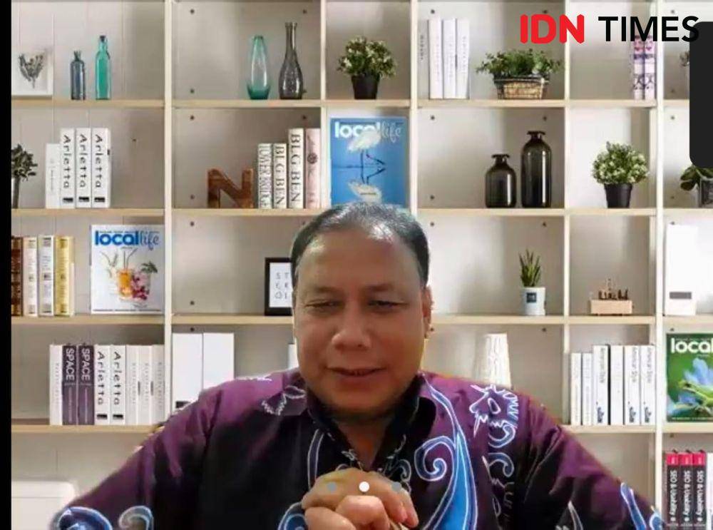 Mantan Ketua Bawaslu 2017-2022, Abhan (Tangkap layar/IDN Times/Ilman Nafi'an)