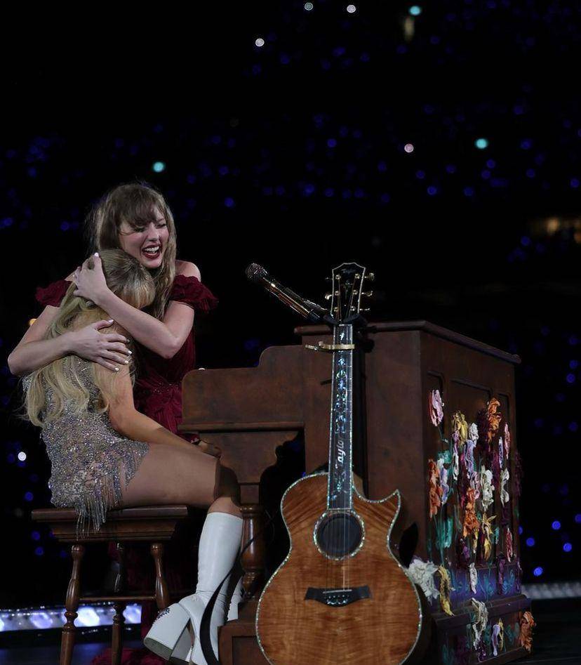 momen Sabrina Carpenter duet lagu White Horse dengan Taylor Swift (instagram.com/sabrinacarpenter)
