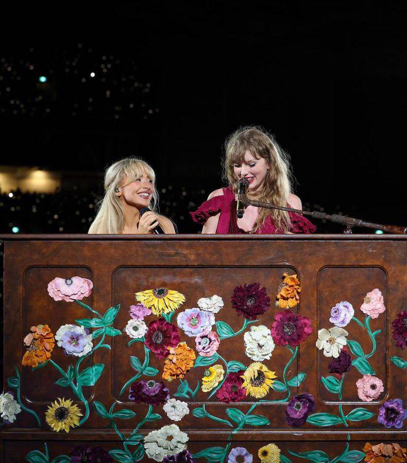 momen Sabrina Carpenter duet lagu White Horse dengan Taylor Swift (instagram.com/sabrinacarpenter)