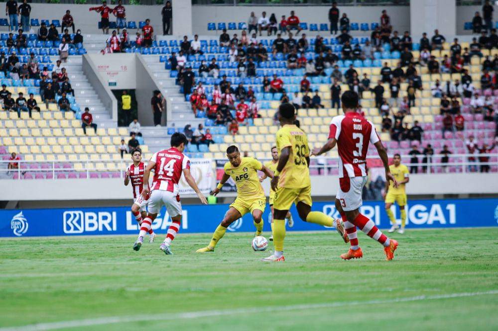 Pemain Persik Kediri saat melawan Persis Solo. IDN Times/ istimewa