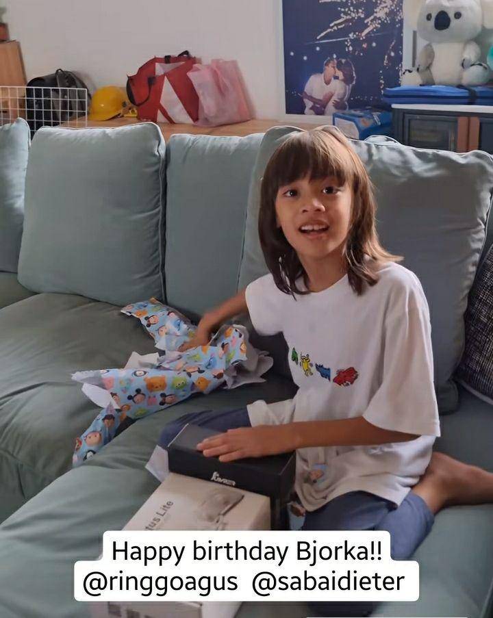 potret ultah Bjorka, anak sulung Ringgo dan Sabai Morscheck (instagram.com/ralfmorscheck)