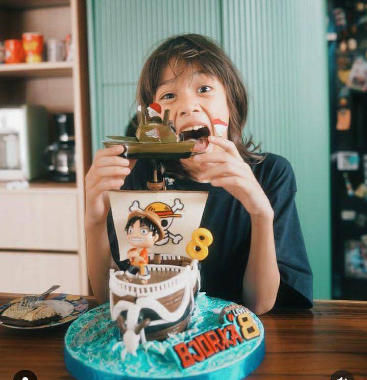 potret ultah Bjorka, anak sulung Ringgo dan Sabai Morscheck (instagram.com/ringgoagus)