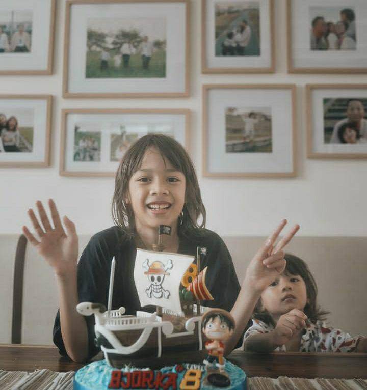 potret ultah Bjorka, anak sulung Ringgo dan Sabai Morscheck (instagram.com/sabaidieter)