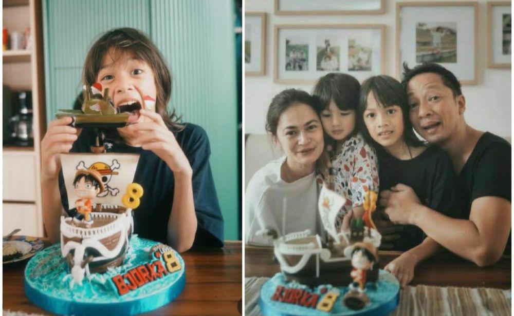 9 Potret Ultah Bjorka, Anak Sulung Ringgo dan Sabai Morscheck
