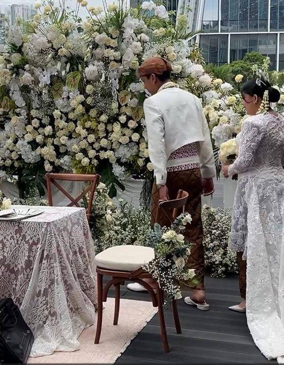 dekorasi akad nikah Nessie Judge (instagram.com/niloverjudge)